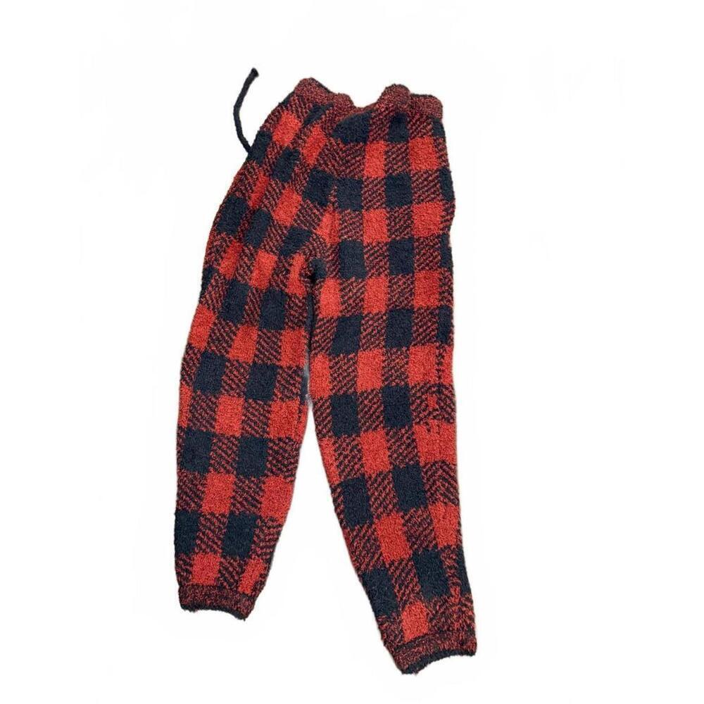 SKIMS Red and Black Checkered Women's Pants, S/M - Picture 2 of 3